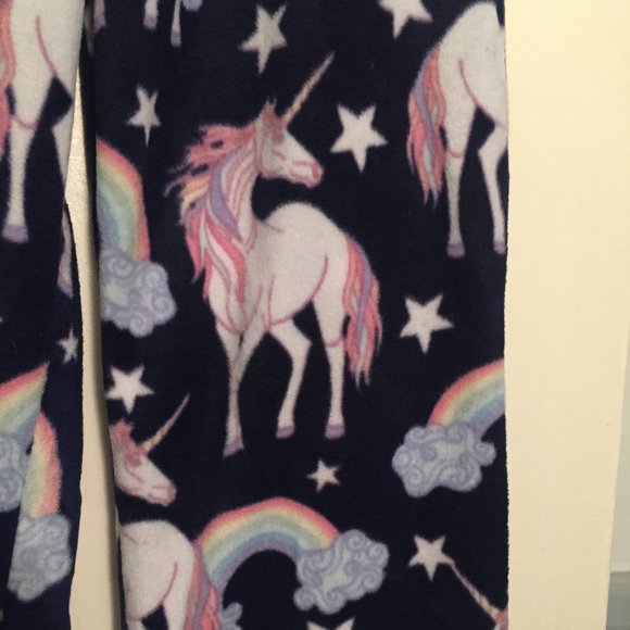 NWT Kids Unicorn PJs size S, L Xmas Holiday Winter - Picture 2 of 3